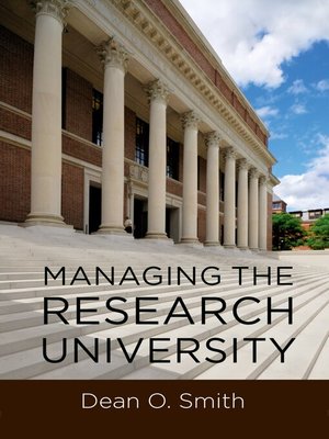 cover image of Managing the Research University